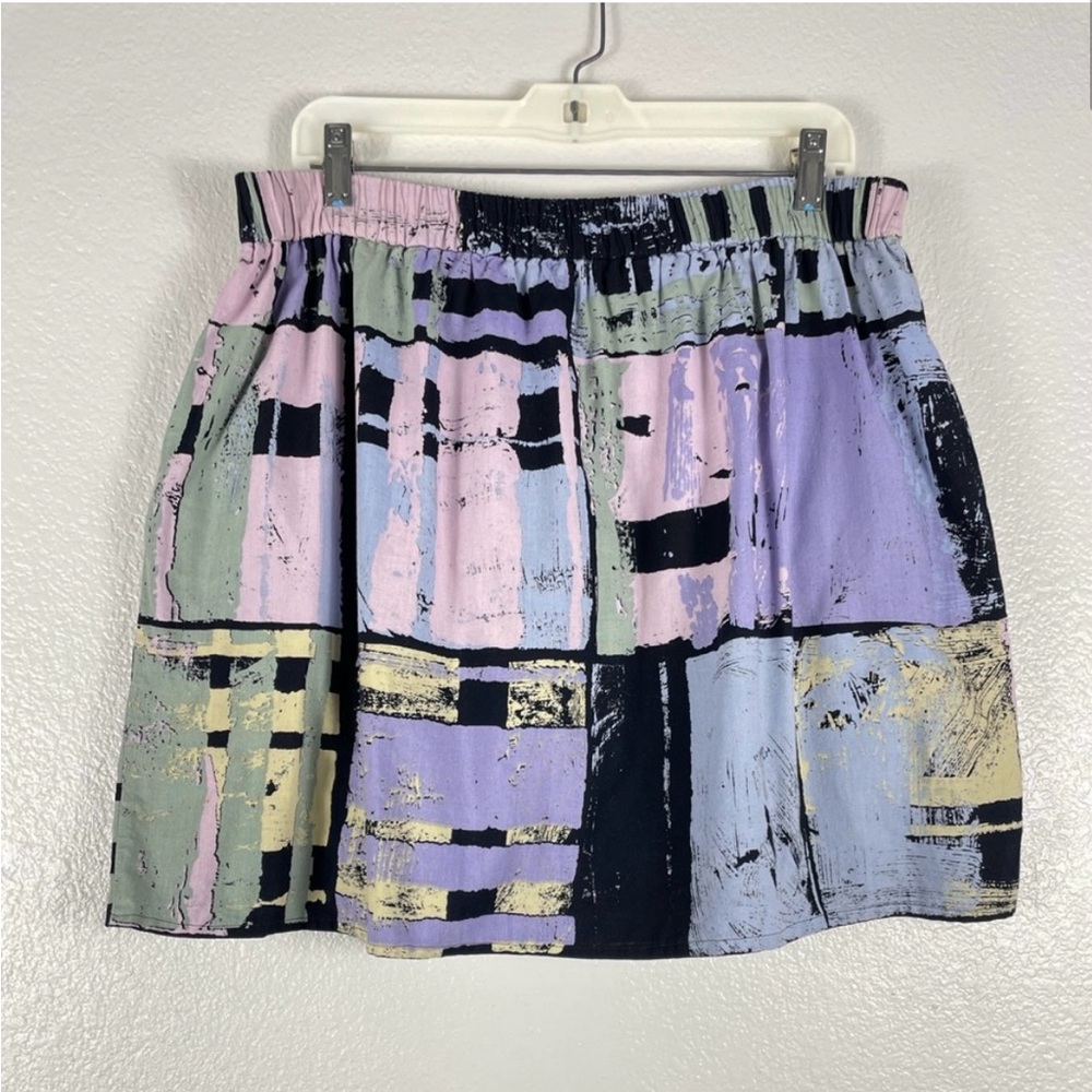 Abstract Patterned Marimekko Skirt